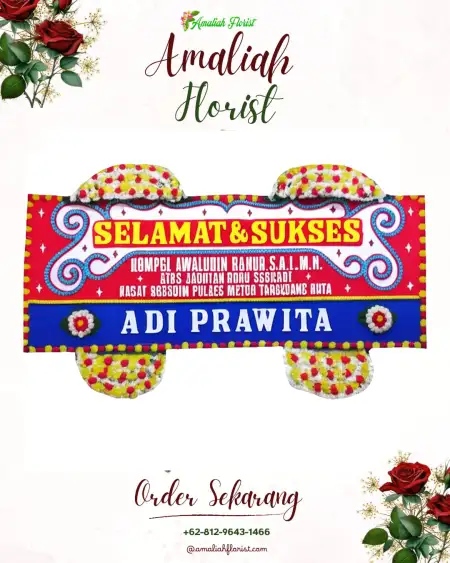 Papan Bunga Ucapan Selamat Suntenjaya